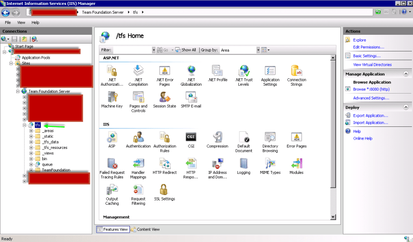 TfsApplicationLocation